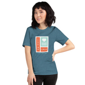 Heather Teal Lahaina Lele T-shirt